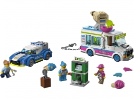 Конструктор  Лего Сити (Lego City) 60314 Погоня полиции за грузовиком с мороженым